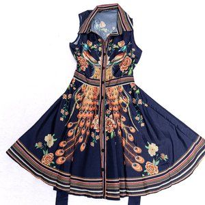 Chic Me Blue/mutli dress